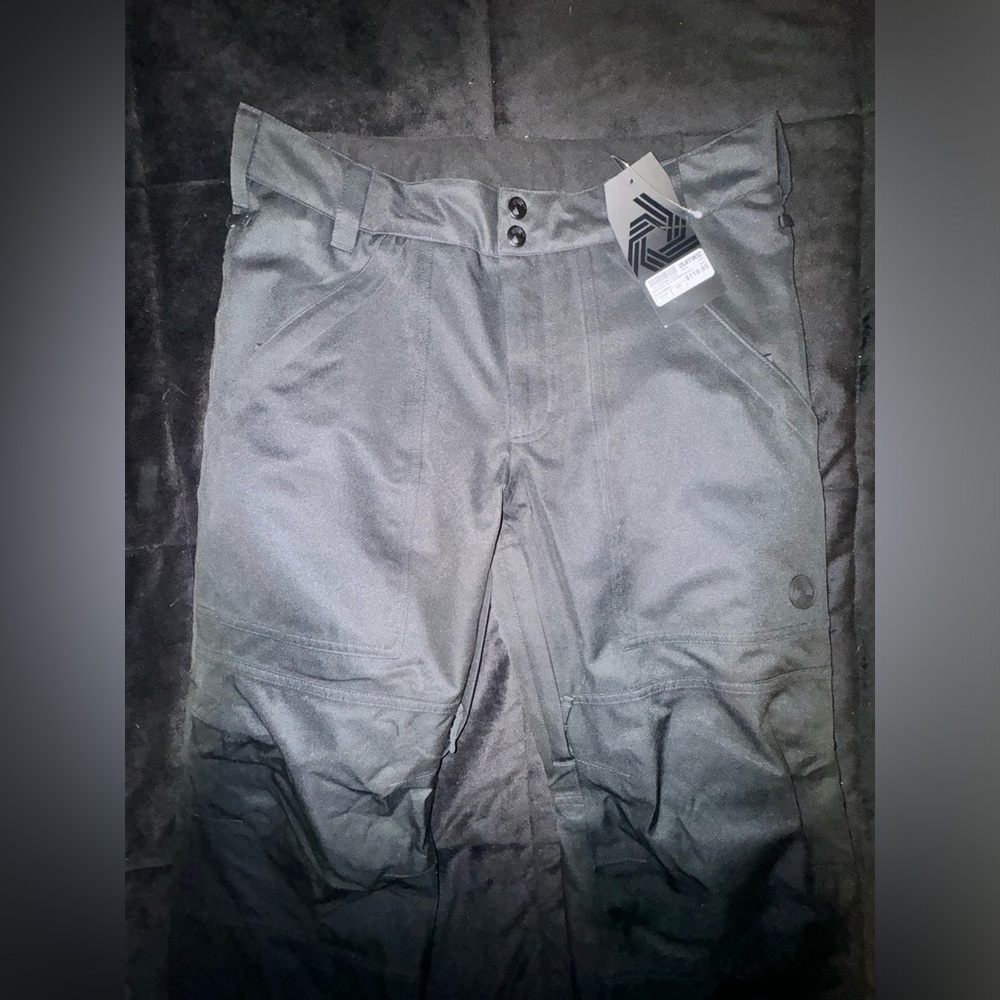MENS NWT APERTURE ZUMIEZ SNOWPANTS BLACK SIZE LARGE